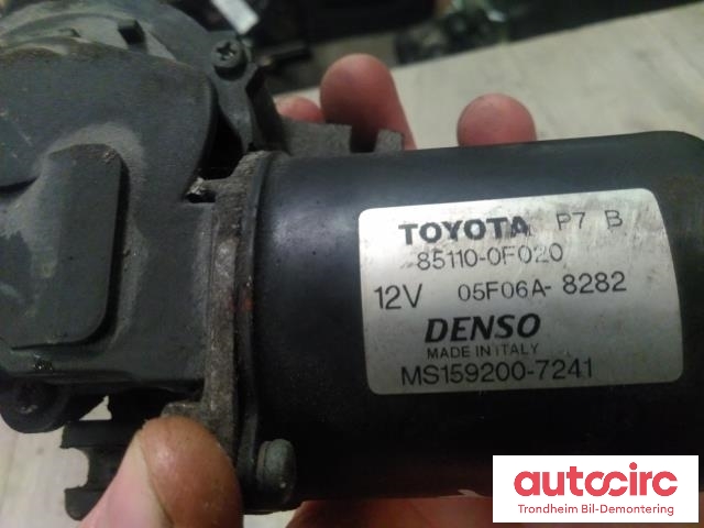 Viskermotor frontrute til Toyota Verso 2004-2009 (Type II)  (DENSO|85110-0F020|MS159200-7241|)