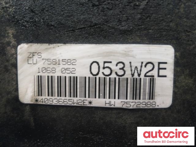 Girkasse 4WD komplett automat til BMW X5 2007-2013 (E70) (E70) (ZF/HONSEL|GA6HP26Z - W2E|6HP-28X|24007581582)