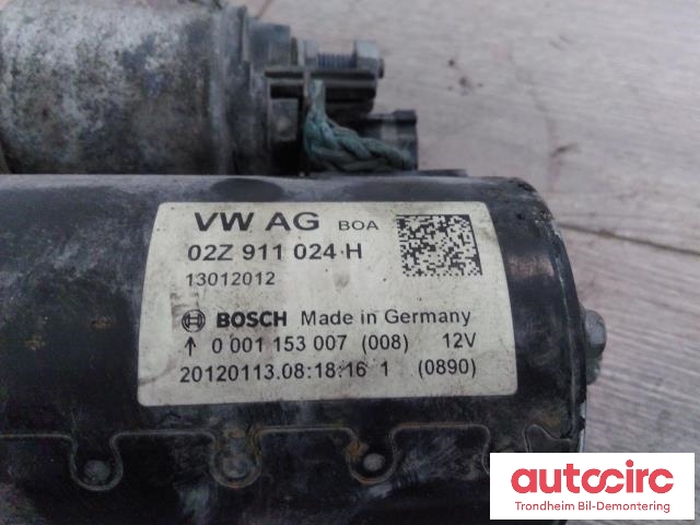 Starter diesel til VW Passat 2011-2015 (B7) (B7) (BOSCH|02Z911024H|02Z911024HX|0001153007)