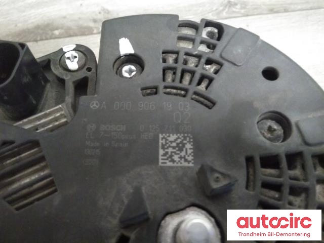 Dynamo til Mercedes CLA 2013-2019 (C117) (C117) (BOSCH|0125711030|A0009061903|)