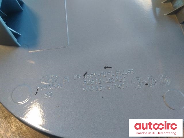 Batterilader inntak/luke til Hyundai Ioniq Electric 2016-2019 (Fase 1) (LADELUKE|69513G7000|69513-G7000|69510-G2000)