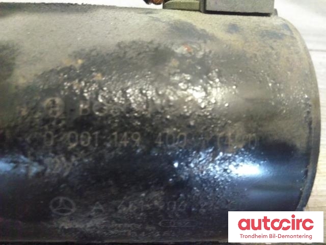 Starter diesel til Mercedes C-Klasse, Coupe/Cab 2011-2015 (C204) (C204) (BOSCH|0001149400|A6519062300|A6519062800)