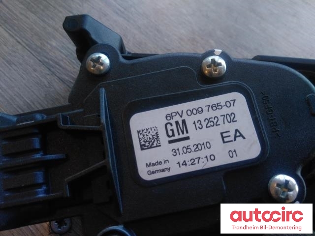 Pedal gass til Opel Astra J 2010-2015 (GM|13252702|6PV009765-07|)