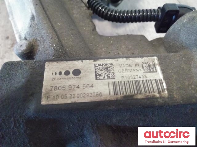 Tannstang elektrisk til Opel Astra J 2010-2015  (..|13327433|13335004|13413957)