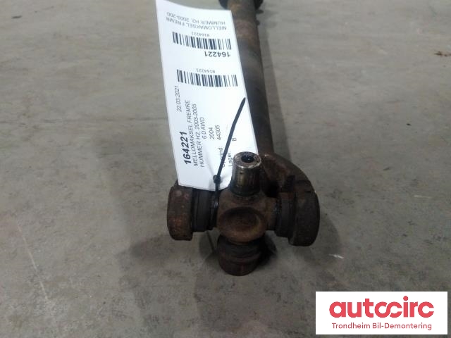 Mellomaksel fremre til Hummer H2 2003-2005  (..|15066916|)