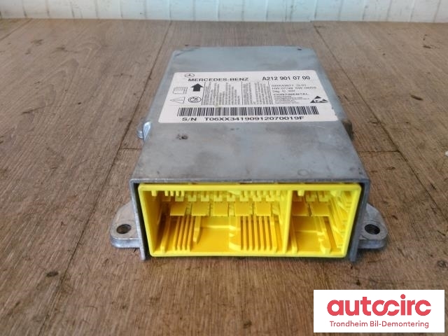 Styreenhet airbag hovedsensor til Mercedes E-Klasse 2009-2013 (Fase 1) (W212) (W212) (CONTINENTAL|A2129010700|A2129014204|)