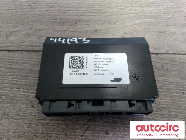 Styreenhet klima/aircondition til BMW 3-Serie 2012-2018 (F30/F31/F34) (F30/F31/F34) (VALEO|64119462544|64119874189|9390099-01)