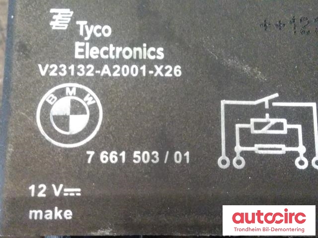 Rele start til BMW 7-Serie 2009-2015 (F01/F02/F03/F04) (F01/F02/F03/F04) (TYCO|7661503|61367661503|V23132-A2001-X26)