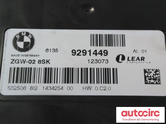Styreenhet comfort (BCM) til BMW 7-Serie 2009-2015 (F01/F02/F03/F04) (F01/F02/F03/F04) (LEAR|9291449|61359393659|61355B5DFC9| 61 35 9 393 659| 61 35 5 B5D FC9)