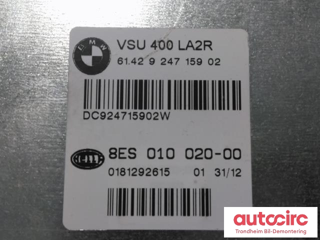 Styreenhet diverse til BMW 7-Serie 2009-2015 (F01/F02/F03/F04) (F01/F02/F03/F04) (HELLA|9247159|61429247159|8ES010020)