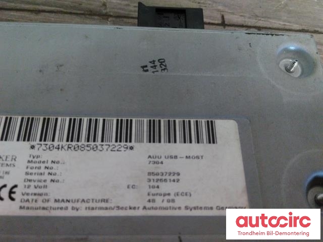 Styreenhet diverse til Volvo XC90 2007-2014 (Type I, Fase 2) (HARMAN/BECKER|31266142|)