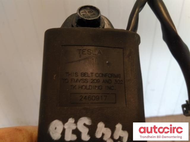 Sikkerhetsbeltelås høyre foran til Tesla Model S 2013-2016 (Fase 1)  (TESLA|2460917|)