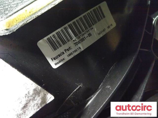 Dashbord til BMW X5 2007-2013 (E70) (E70) (SORT|51459140536|70W1095-06|514582422)