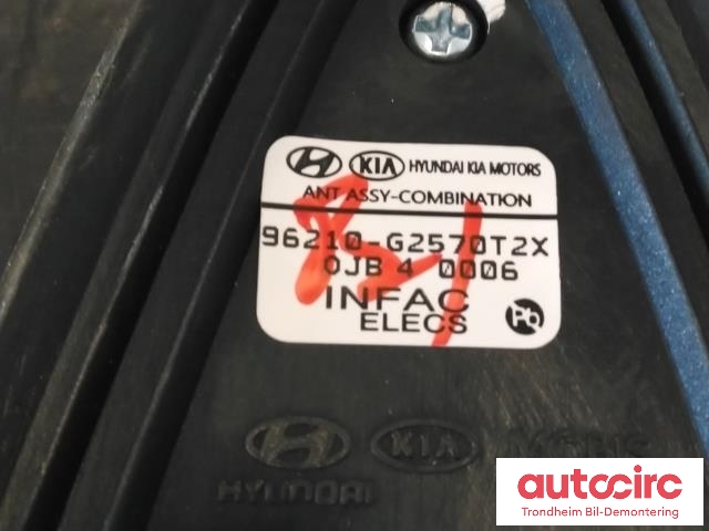 Antenne navigasjon til Hyundai Ioniq Electric 2019-->> (Fase 2)  (MOBIS|96210-G2570T2X|96210G2570T2X|)