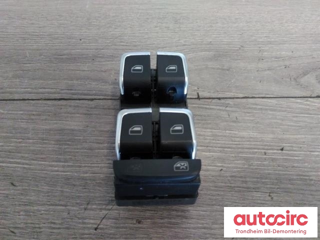 Bryter ruteheis førerdørspanel til Audi A4, Allroad 2009-2016 (Type I) (B8) (B8) (..|8K0959851F|)