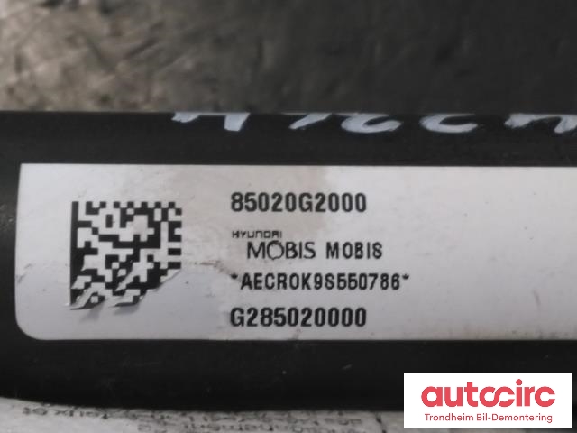 Airbag gardin høyre til Hyundai Ioniq Electric 2019-->> (Fase 2)  (MOBIS|85020G2000|85020-G2000|)