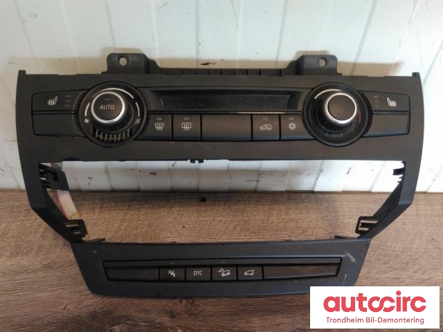 Varmeapparat betjening til BMW X5, 2007-2013 (E70) (E70) (VALEO|64119310445)