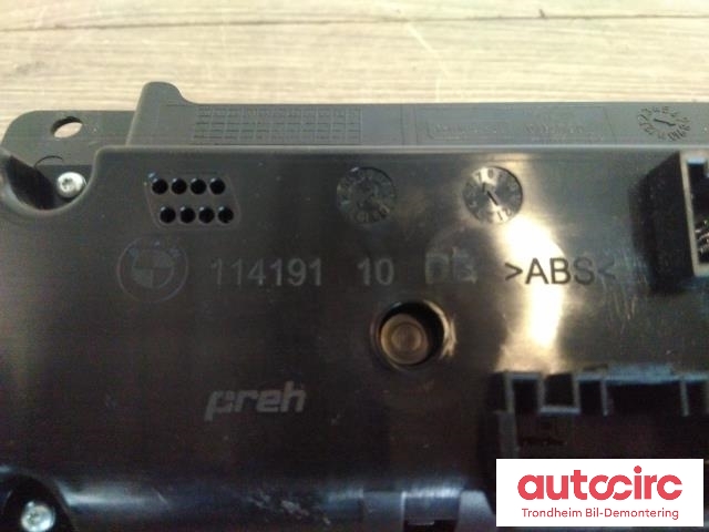 Varmeapparat betjening til BMW X5 2007-2013 (E70) (E70) (VALEO|64119310445|61319180946|114191 10)