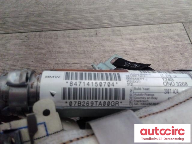 Airbag gardin venstre til BMW X5 2007-2013 (E70) (E70) (AUTOLIV|7141507|72127141507|84714150704)