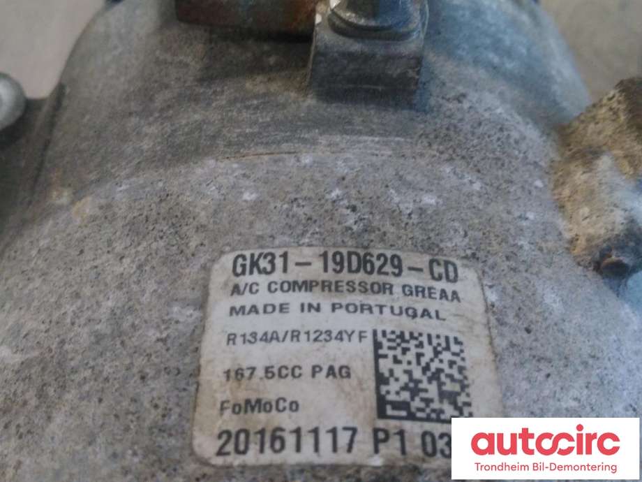Aircondition kompressor til Ford Transit 2014-->> (FOMOCO|GK31-19D629-CD|GK31-19D629-CE|2357021)
