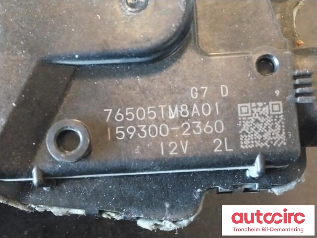 Viskermotor frontrute til Honda Insight 2009-2013  (..|76505TM8A01|159300-2360|76505-TM8-A01)