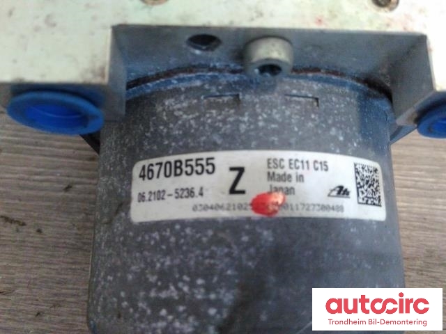 ABS sentral til Mitsubishi Outlander 2015-->> (Type III, Fase 2)  (ATE|4670B702|4670B555|28516262033)