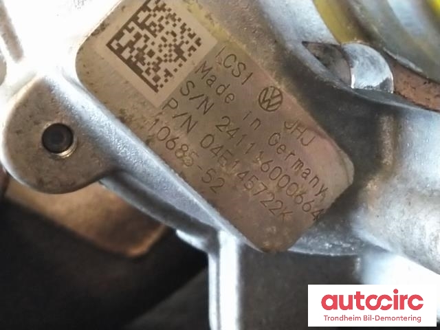 Turbo til VW Passat 2015-2019 (Fase 1) (B8) (B8) (..|04E145722K|04E145874B|)
