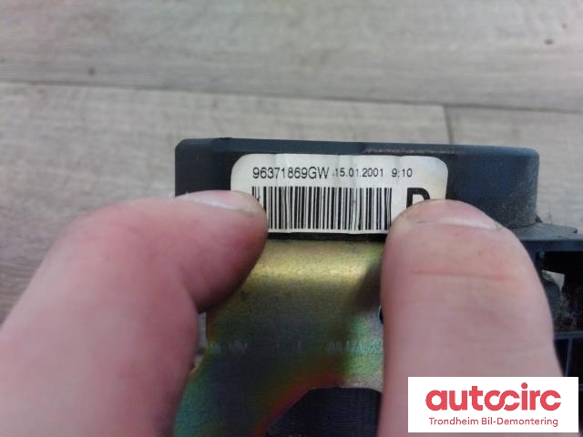 Sikkerhetsbelte foran høyre til Citroën C5 2001-2004 (Type I, Fase 1)  (AUTOLIV|8974TJ|1025041|96371869GW)