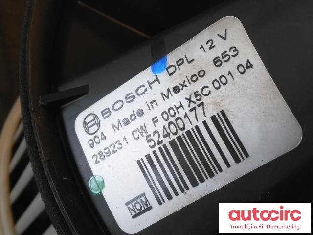 Varmeapparat motor til Chevrolet Suburban 2002-2006  (BOSCH|52400177|19153680|22741027)