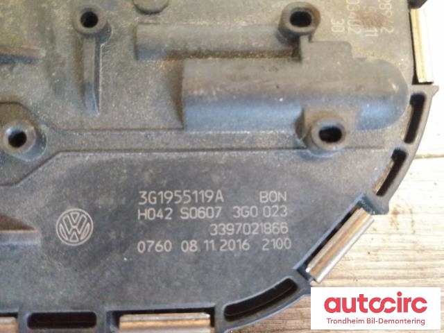 Viskermotor frontrute til VW Passat 2015-2019 (Fase 1) (B8) (B8) (BOSCH|3G1955023D|1397220691|3G1955119A)