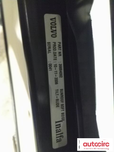 Takluke til Volvo XC90 2007-2014 (Type I, Fase 2) (VOLVO|39884092|30649715|30716378)