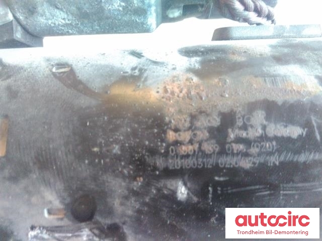 Starter diesel til Audi A4 2007-2014 (Type IV) (B8) (B8) (BOSCH|03L911021E|0001139019|03L911021G)