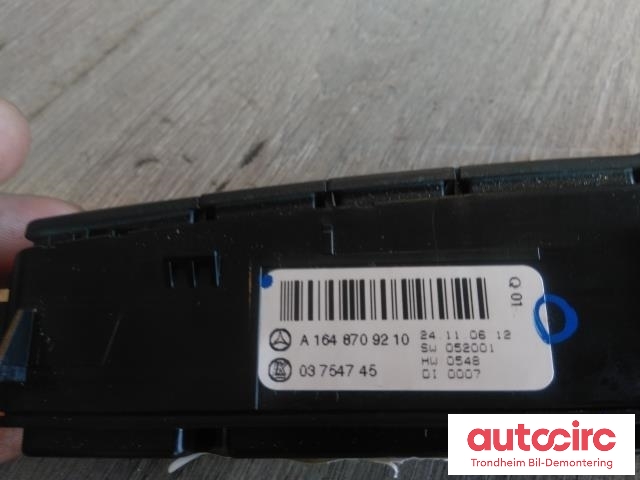 Bryter diverse til Mercedes GL 2006-2012 (X164) (X164) (..|A1648709210|03754745|)