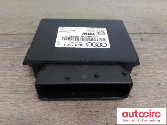 Styreenhet elektrisk parkbrems (EPB - Electric Parking Brake) til Audi RS5, 2010-2014 (TRW|8K0907801J)