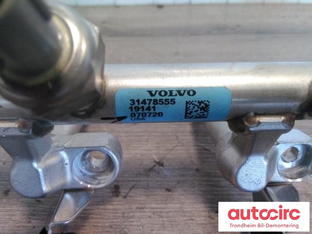 Dyseskinne (fuelrail) til Volvo XC60 2017-->> (Type II)  (..|31432775|31478555|P32203060)