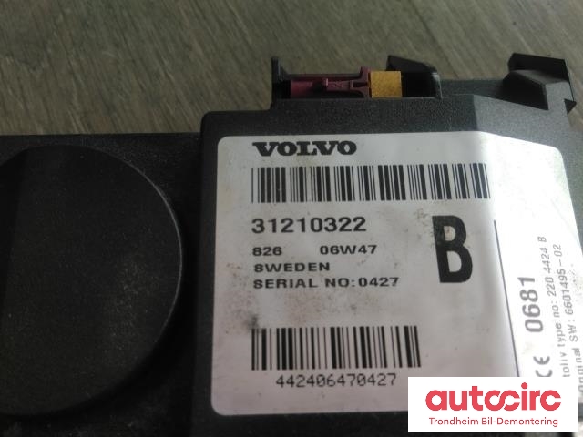 Styreenhet diverse til Volvo XC90 2007-2014 (Type I, Fase 2)  (PHONE MODULE|31210322|36000658|)