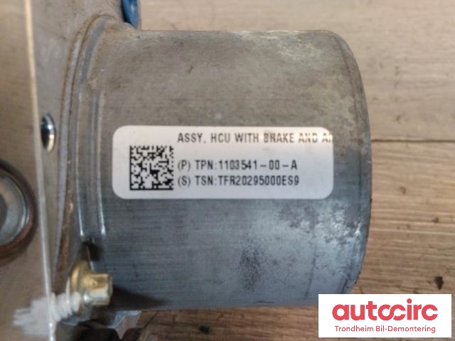 ABS sentral til Tesla Model 3 2018-2023 (Fase 1) (BOSCH|1044745-00-B|1103541-00-A|0265257793)