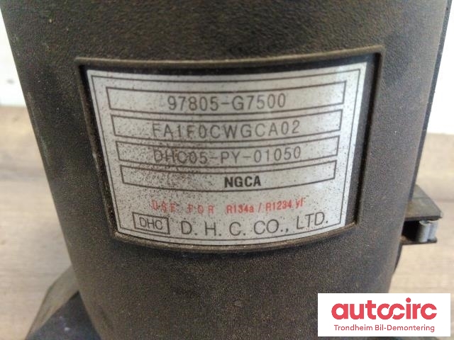 Aircondition diverse til Hyundai Ioniq Electric 2016-2019 (Fase 1) (..|97805G7500|97805-G7500|)