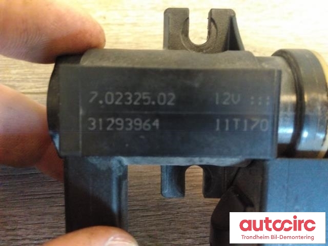 Vakuumventil til Volvo XC60 2008-2013 (Type I, Fase 1)  (PIERBURG|31293964|)