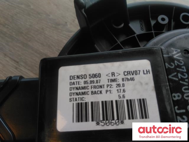 Varmeapparat motor til Honda CR-V 2007-2012 (Type III)  (DENSO|79310-SWW-G01|79310SWWG01|AV272700-5060)