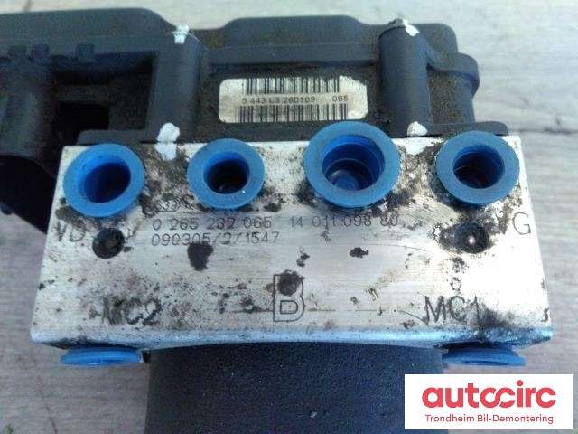 ABS sentral til Peugeot Expert 2007-2016 (Type II)  (BOSCH|0265800696|0265232065|4541EN)