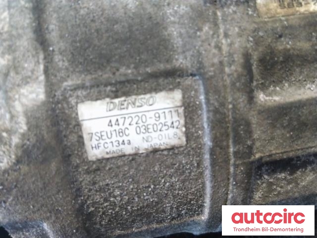 Aircondition kompressor til Porsche Cayenne 2002-2006 (Fase 1) (9PA) (9PA) (DENSO|94812601100|94812601101|95812601401)