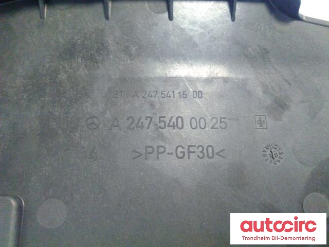 Batterikasse/feste til Mercedes A-Klasse 2018-->> (W177) (W177) (...|A2475400025|)