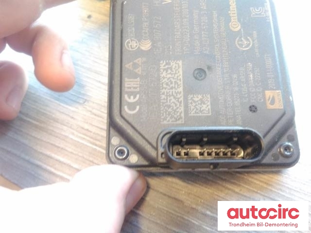 Sensor radar til VW ID.3 2020-->>  (CONTINENTAL|1EA907572D|1EA907572G|1EA 907 572 D| 1EA 907 572 G| A2-C777-5720-3)