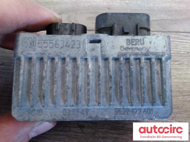 Rele gløde til Opel Insignia A 2009-2014  (BERU|55563423|0522122601|55574293)
