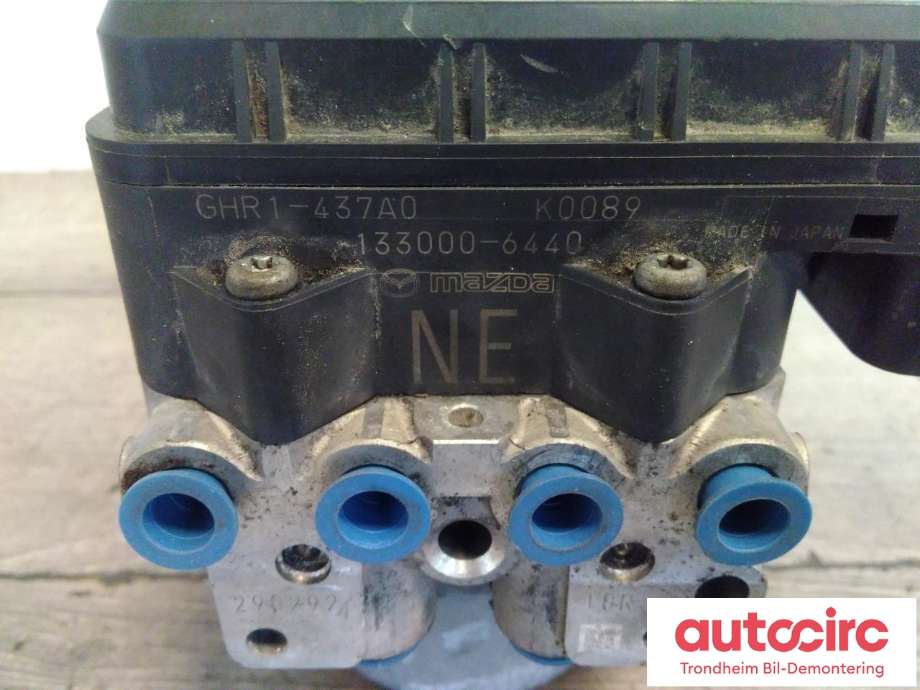 ABS sentral til Mazda 6 2013-2015 (Type III, Fase 1)  (..|GHR1-437A0|GHY1-43-7A0B|GHY1437A0B| 133000-6440)