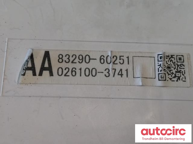 Instrument klokke til Toyota Land Cruiser 120 2002-2009  (..|8324060251|0261003741|)