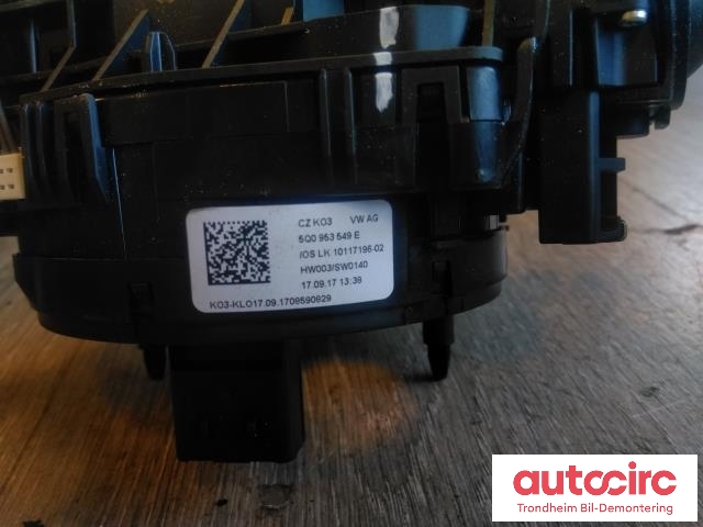 Bryter combi til VW Golf VII 2017-2020 (Fase 2) (..|5Q0953507HN|5Q0953549E|5Q0953513AJ)