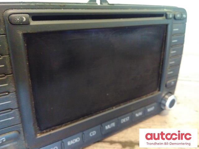 Bilstereo navigasjon til VW Touran 2003-2006 (Type I, Fase 1)  (BLAUPUNKT|1K0035198A|1K0035198BX|7612002015)