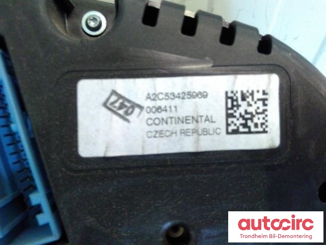 Instrumentpanel til Škoda Roomster 2010-2015 (Fase 2)  (VDO|A2C53425969|A2C53356348|5J0920841D)